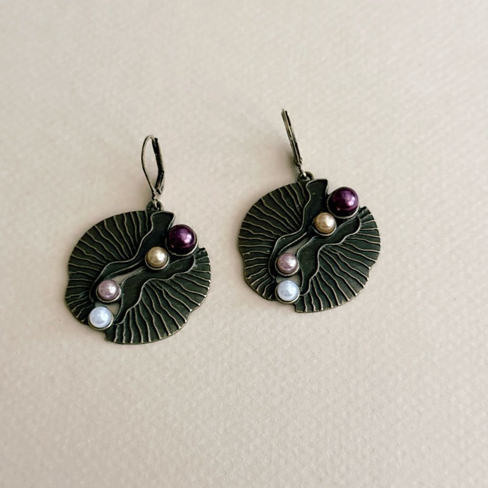 Boho dangle Earrings #2328 - Picture 3 of 5